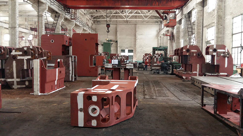 壓力機(jī)裝配